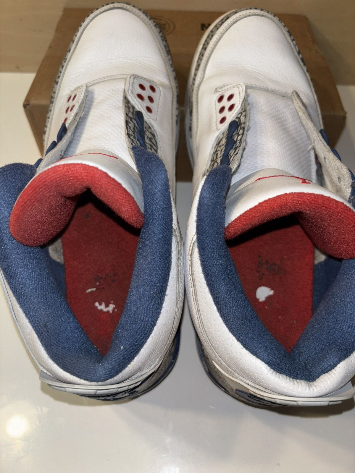 Jordan Brand × Nike Air Jordan 3 Retro OG “True Blue” 2016 Size 11.5 Size US 11.5 / EU 44-45 - 5 Thumbnail