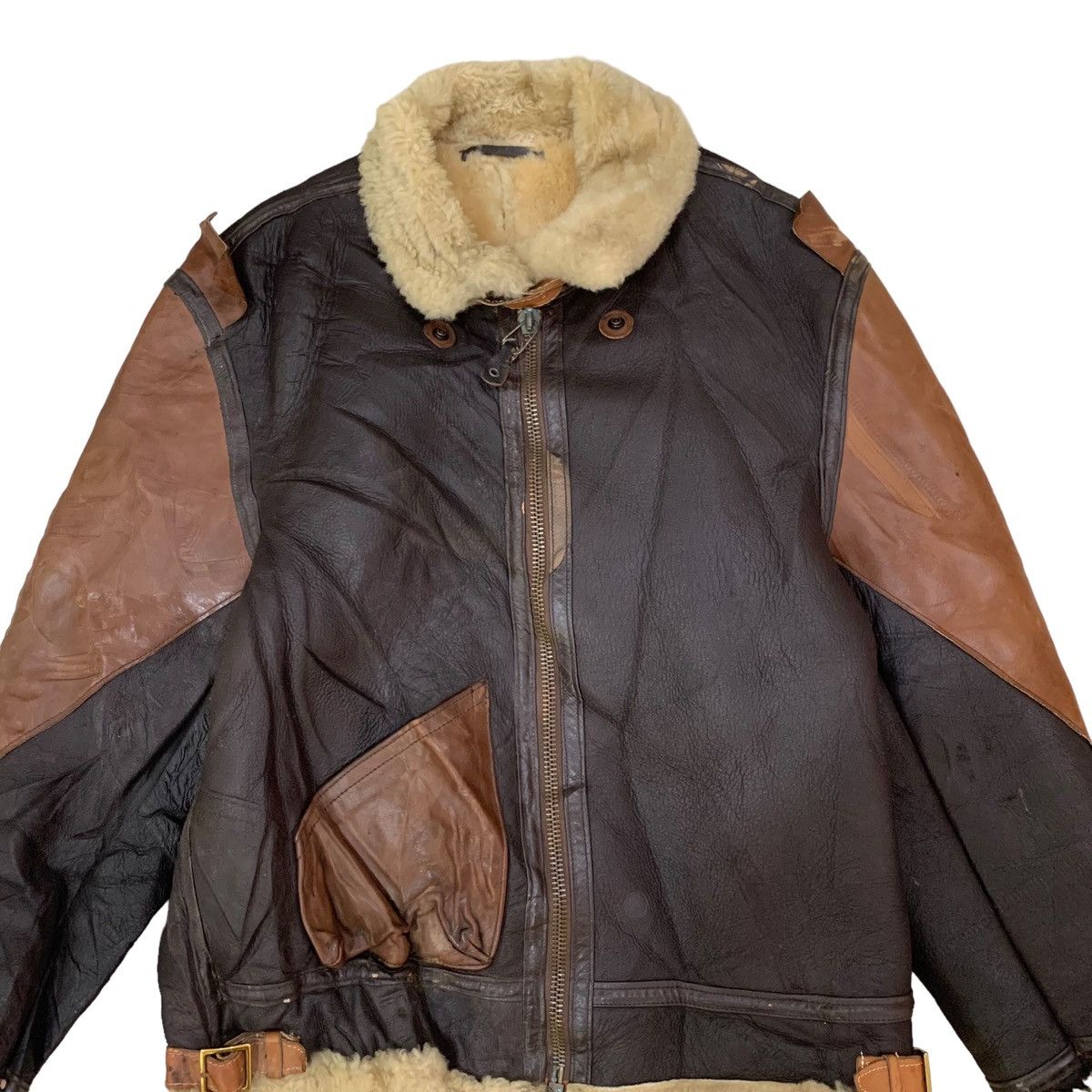 Willis & Geiger 🔥Willis & Geiger Type B3 Shearling Sheepskin Leather Jacket Size US M / EU 48-50 / 2 - 7 Thumbnail