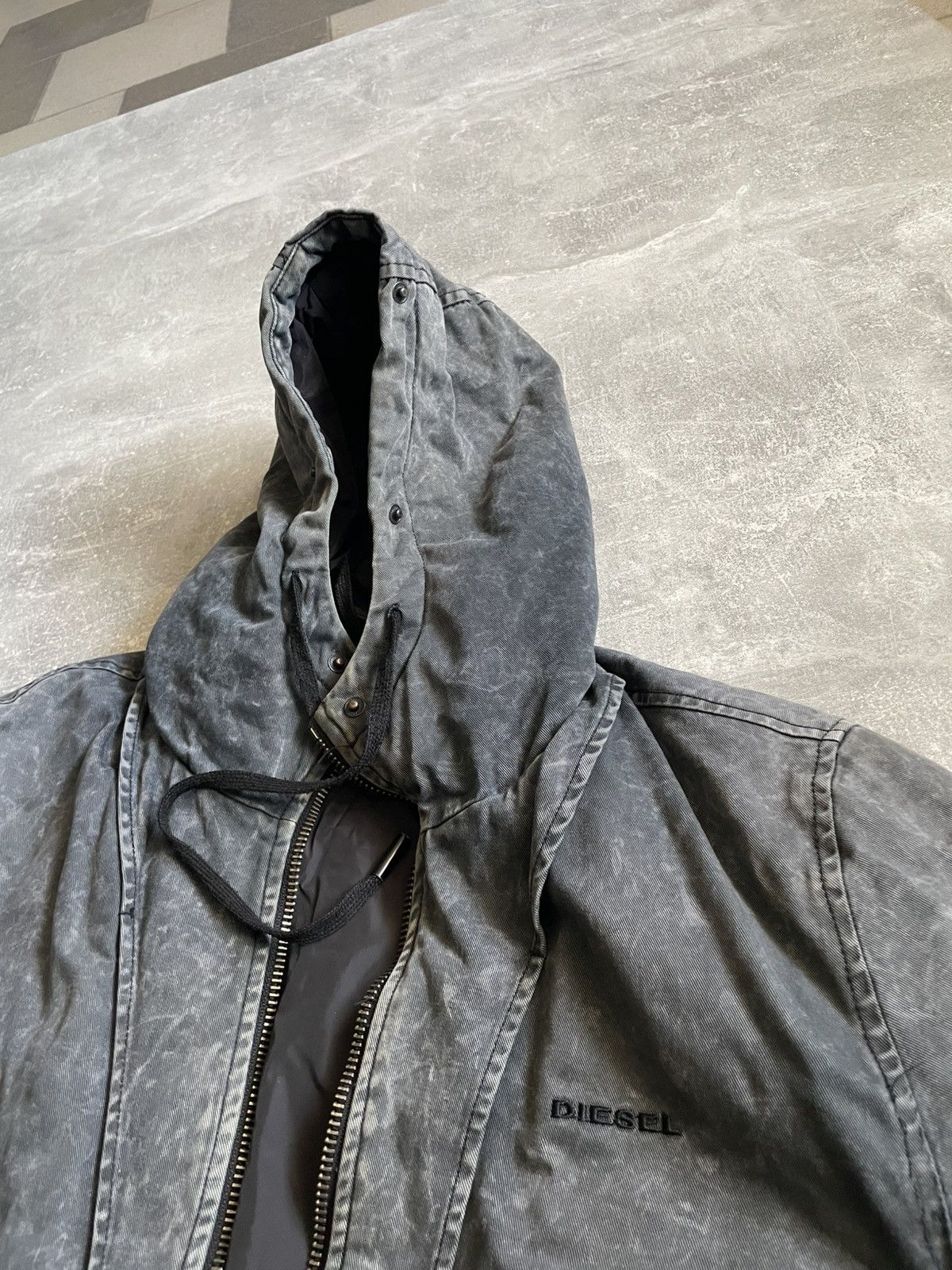 Diesel Diesel Vintage Coat Jacket Y2K 90s desert chrome cold scull Size US M / EU 48-50 / 2 - 10 Thumbnail