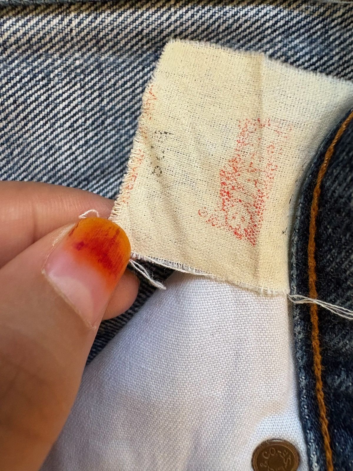 Levi's Vintage 80s Levis 502 Big E Selvedge Mud Wash Distress Jeans Size US 28 / EU 44 - 11 Thumbnail