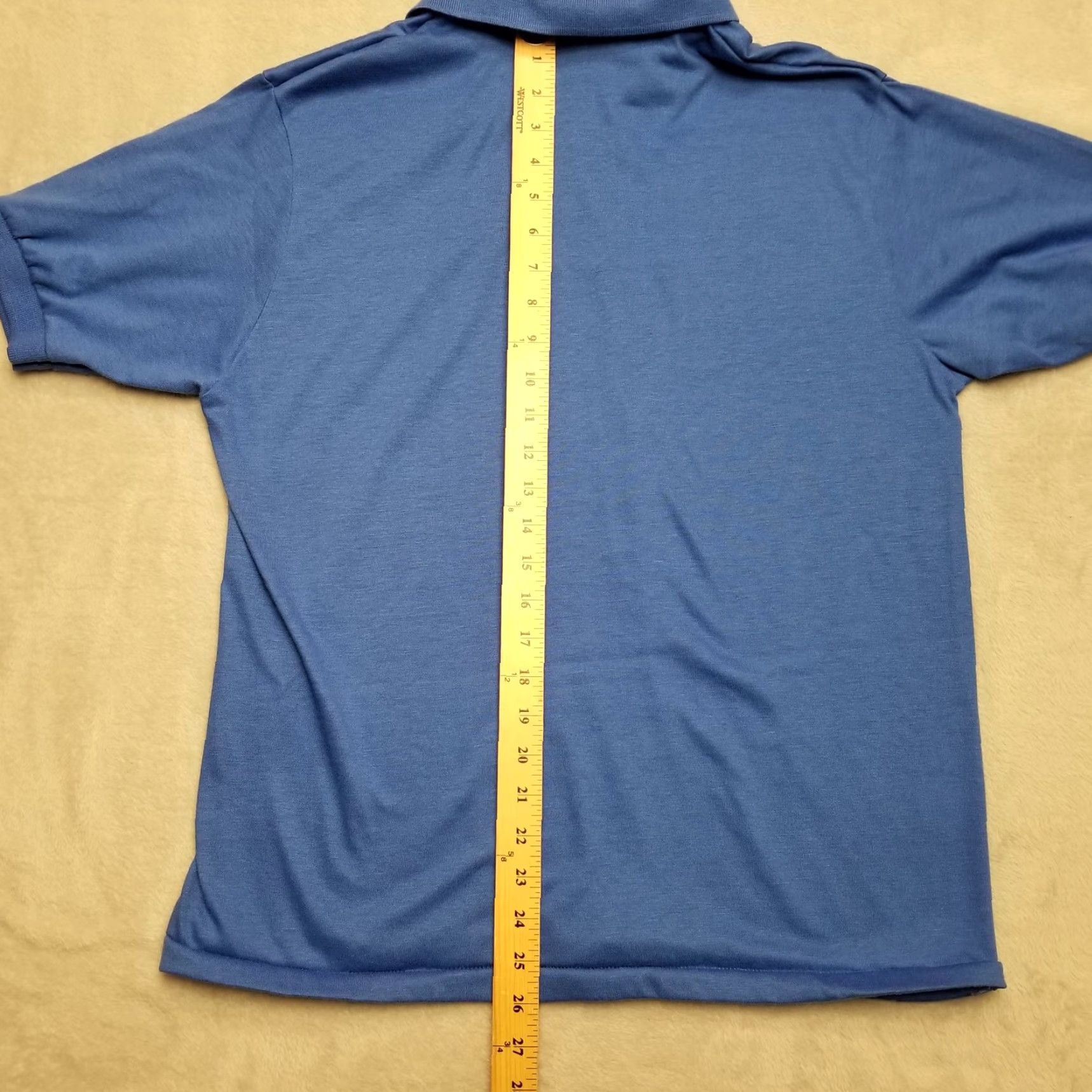 Hanes VINTAGE Hanes Shirt Mens L Blue 90s Polo Short Sleeve Sign Pro Employee Size US L / EU 52-54 / 3 - 6 Thumbnail