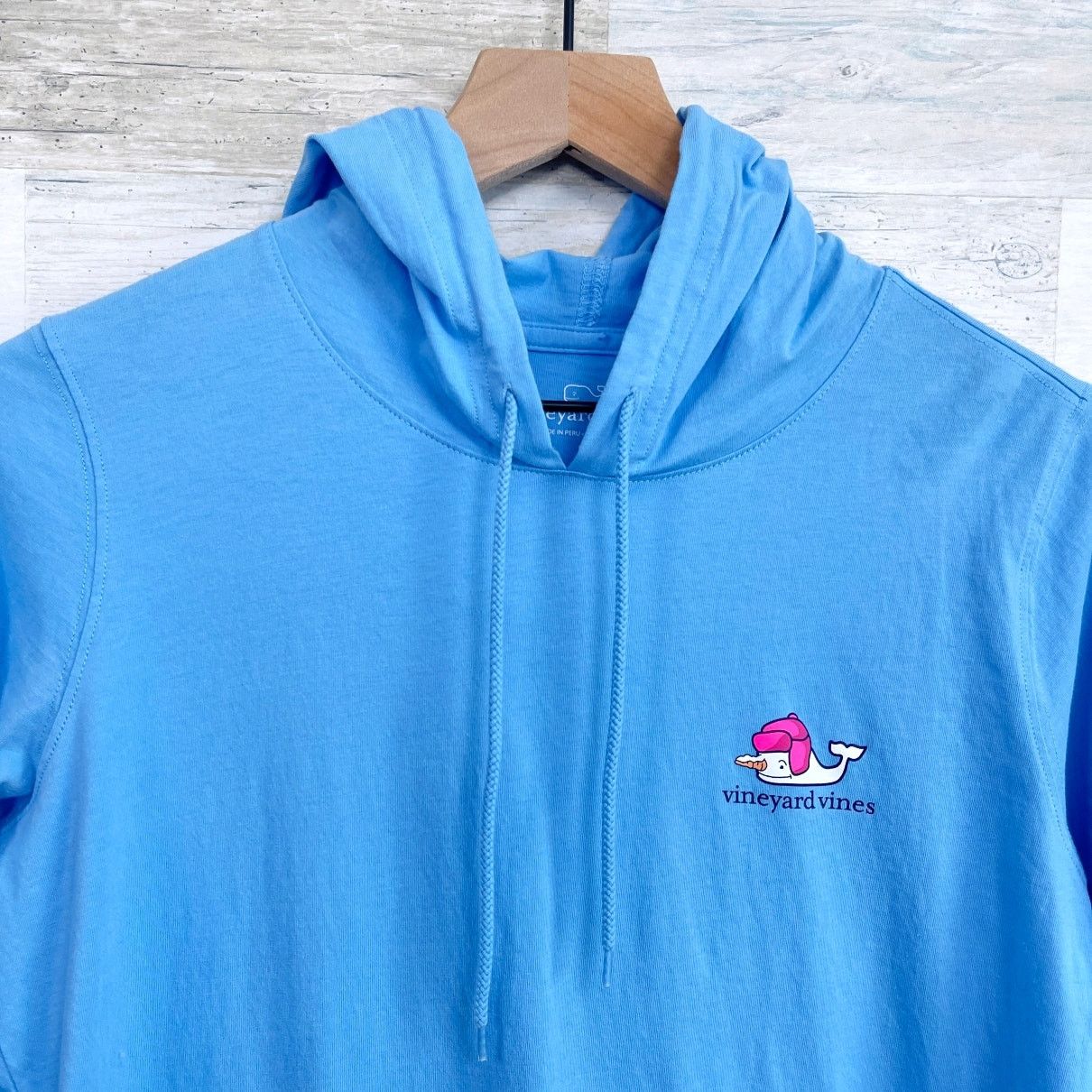 Vineyard Vines Vineyard Vines Snowman Whale Long-Sleeve Hood Tee Mens S Size US S / EU 44-46 / 1 - 3 Thumbnail
