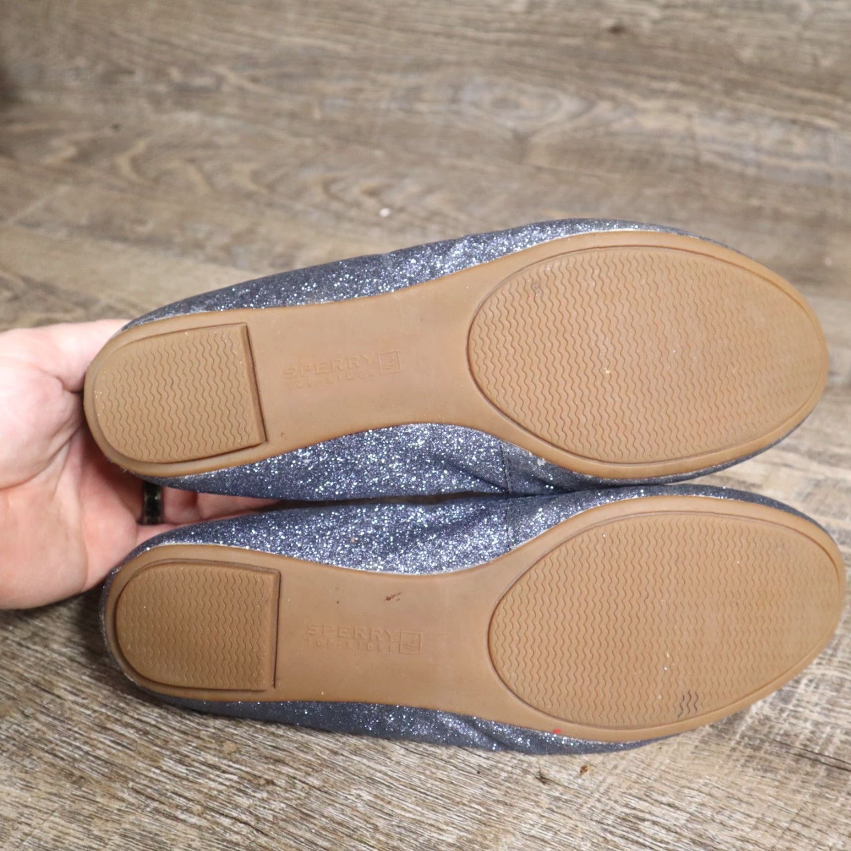 Sperry Sperry Top-Sider Blue Glitter Sparkly Flats Slip On Shoes Loafers Women's 9M Size M / US 6-8 / IT 42-44 - 6 Thumbnail