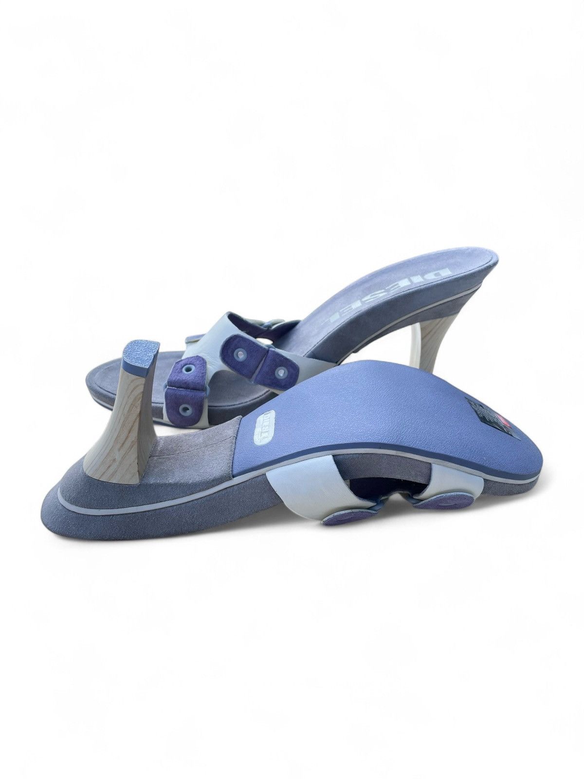 Diesel Diesel “Luna” Leather Mule Sandals – EUR 41 / US 10 – New Size US 10 / IT 40 - 5 Thumbnail