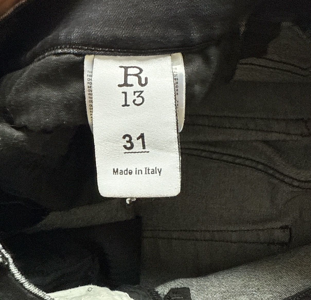 R13 Distressed dark navy - r13 denim Size US 31 - 5 Thumbnail