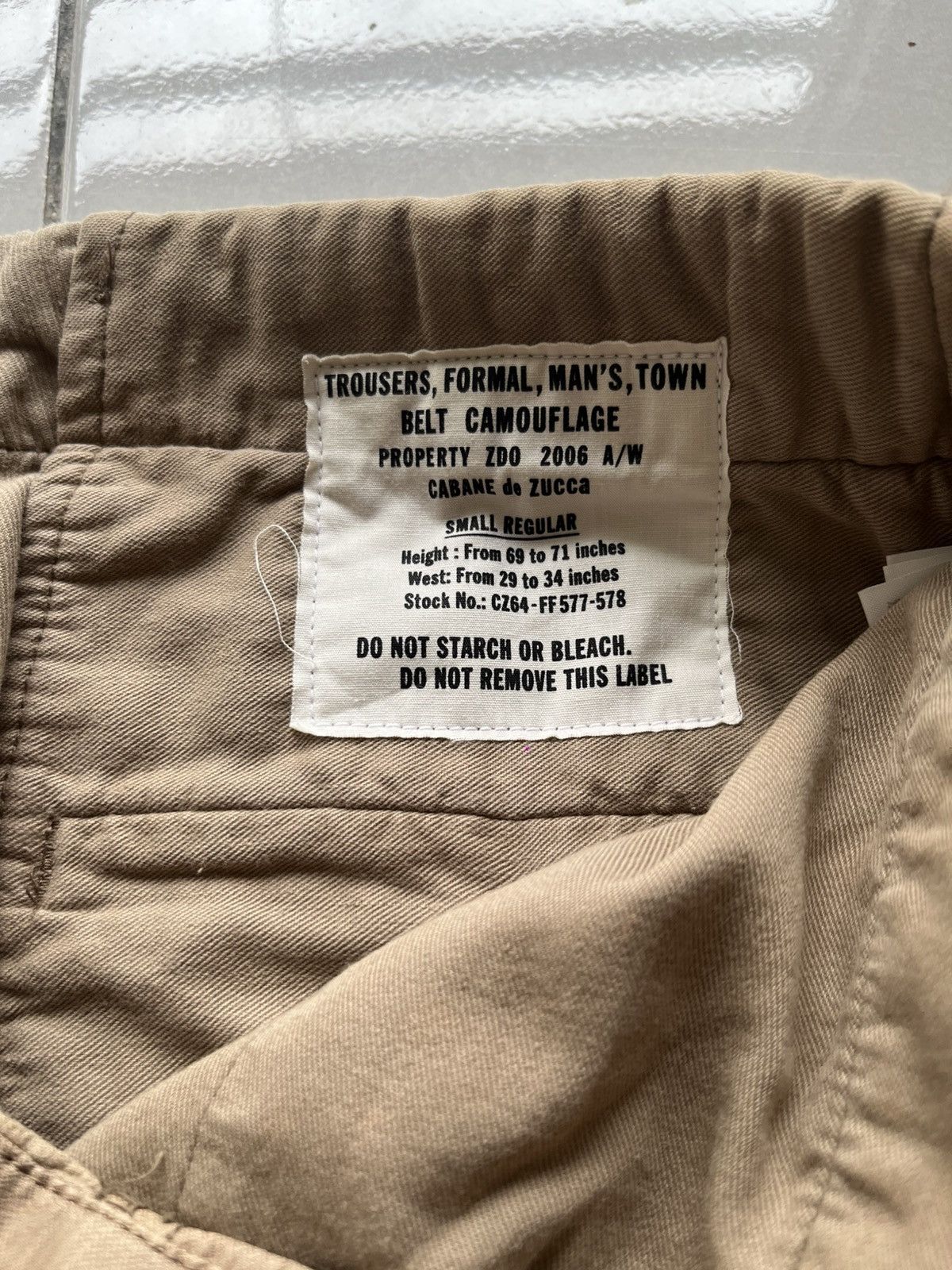 CABANE de ZUCCa Vintage 2006 Cabane De Zucca Army Corduroy Pant Size US 30 / EU 46 - 11 Thumbnail