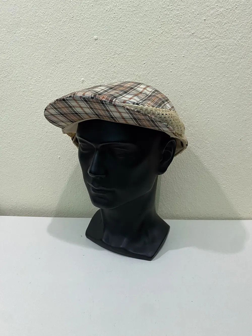 Japanese Brand × Vintage Japanese Brand Plaid Tartan Baretta Hat Size ONE SIZE - 3 Thumbnail