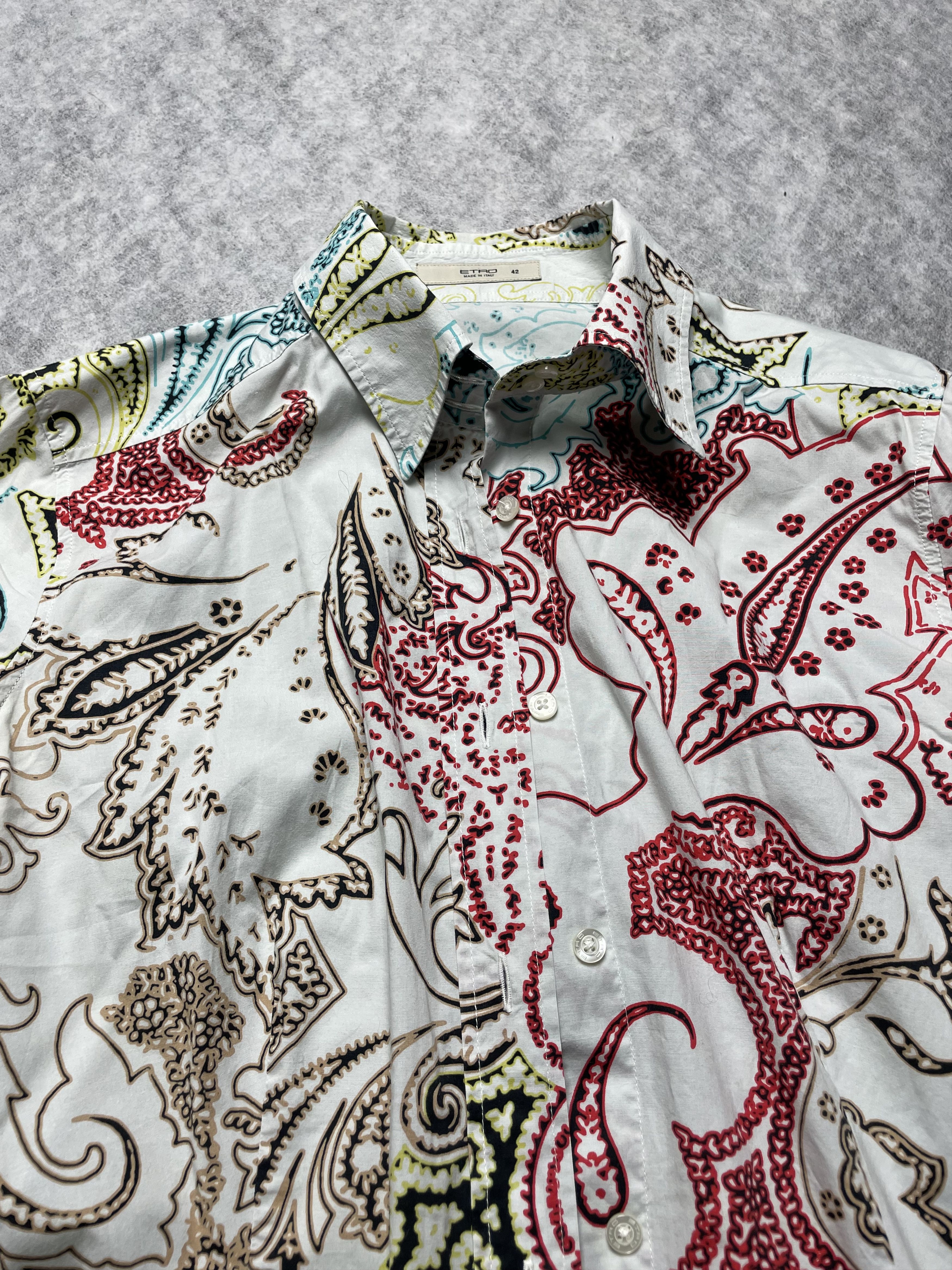 Etro ETRO Women’s Multicolor Paisley Button Down Shirt IT 42 Size M / US 6-8 / IT 42-44 - 7 Thumbnail