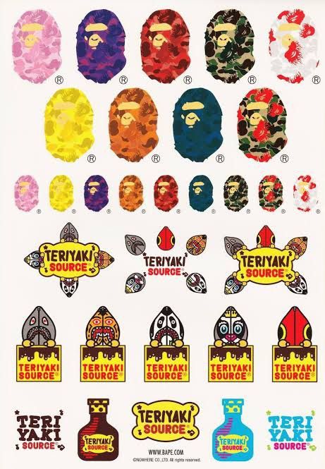 Bape Bape Teriyaki Boyz "TERIYAKI SOURCE" Tee Size US M / EU 48-50 / 2 - 10 Thumbnail