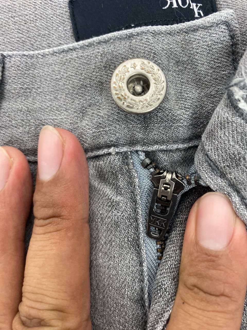 Japanese Brand rubik japanese brand distresse reworked stretch denim Size US 34 / EU 50 - 8 Thumbnail