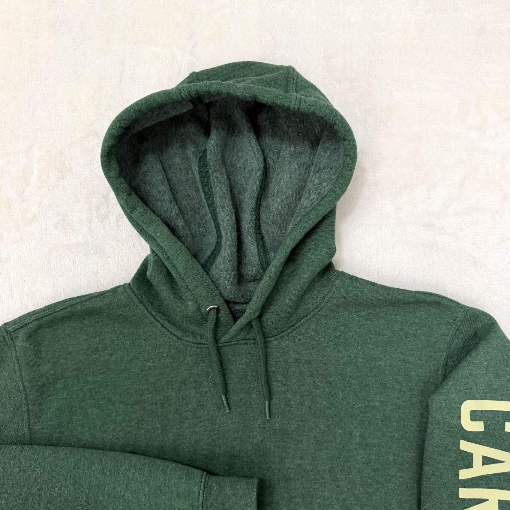 Carhartt Carhartt Hoodie Sweatshirt Mens Small Green Logo Fleece Pullover Crew Neck Pockets Graphic Print Relaxed Fit Size US S / EU 44-46 / 1 - 2 Thumbnail