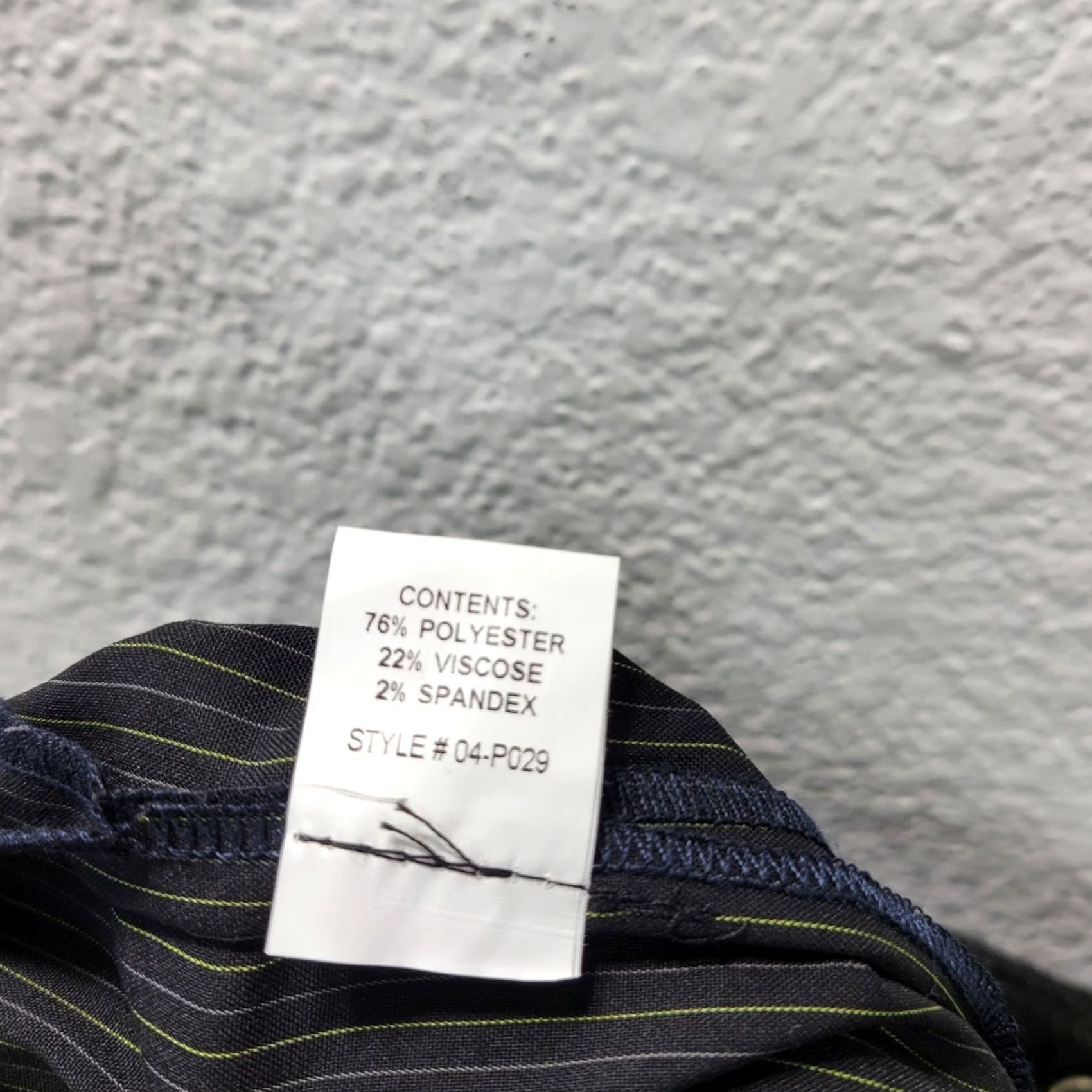 CLOT VINTAGE Peace Of Cloth Black Pinstripe Dress Pants Women's Formal Sz 10 NWT Size 32" / US 10 / IT 46 - 8 Thumbnail