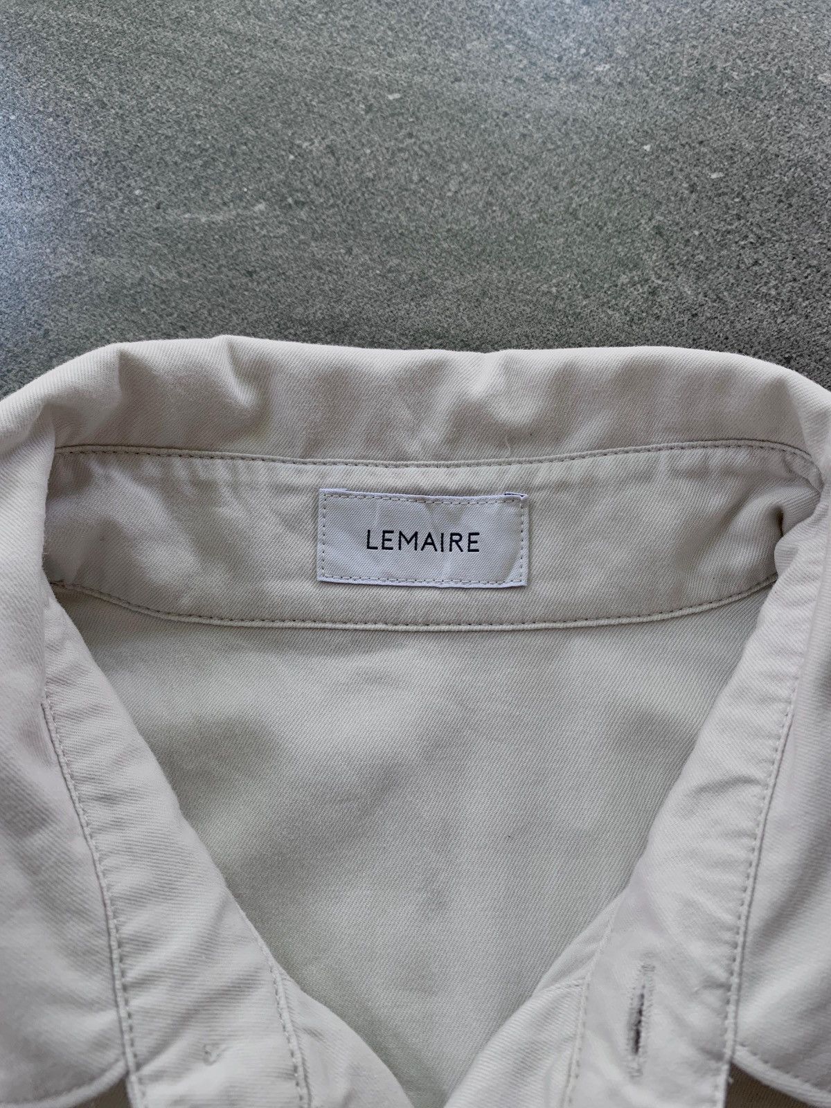 Lemaire FREE TAX! Big Pocket Cotton Ls Shirts Size US L / EU 52-54 / 3 - 8 Thumbnail