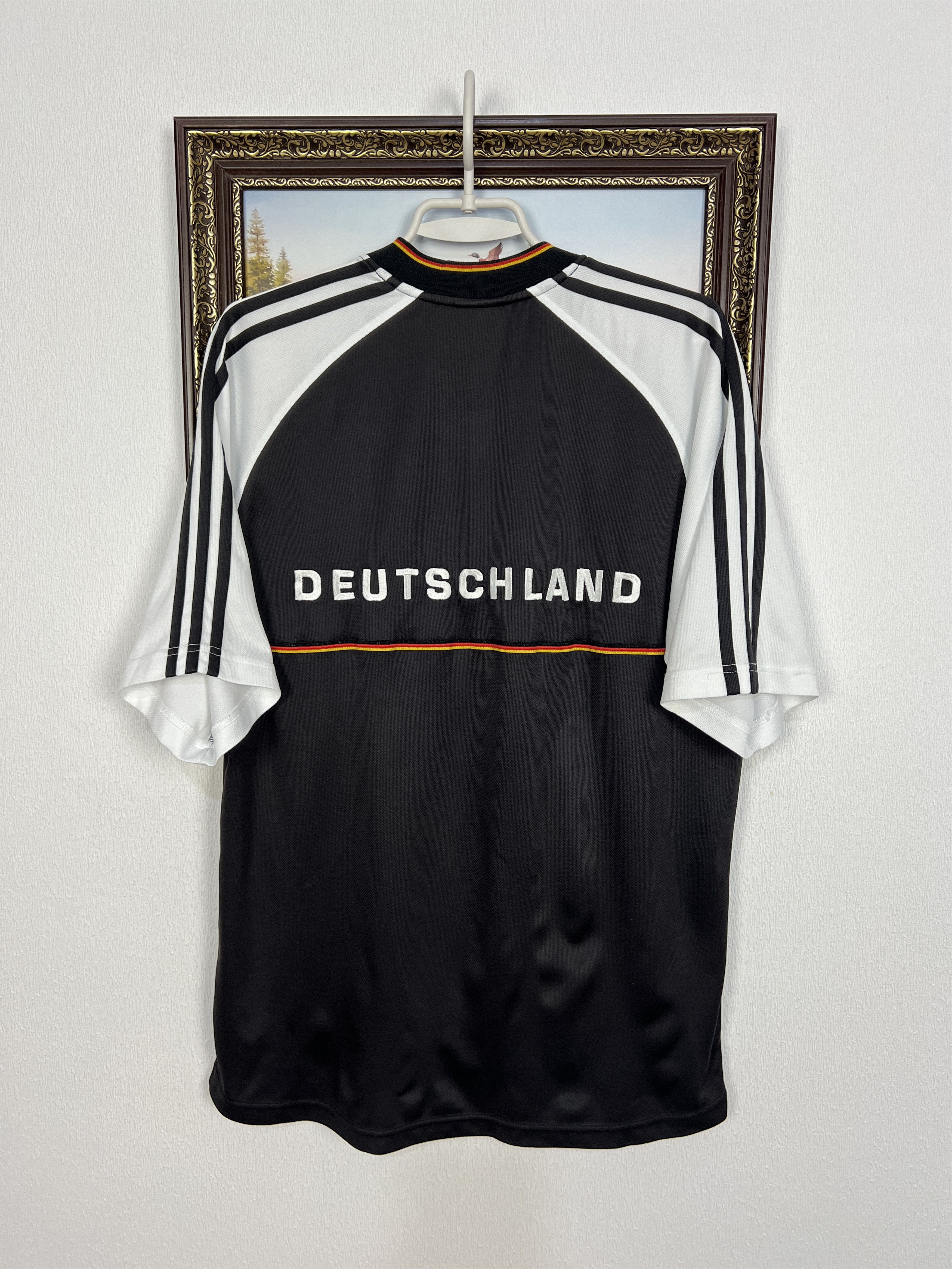 Adidas Vintage 90's Adidas Germany Deutschland Shirt Olympics Size US L / EU 52-54 / 3 - 8 Thumbnail