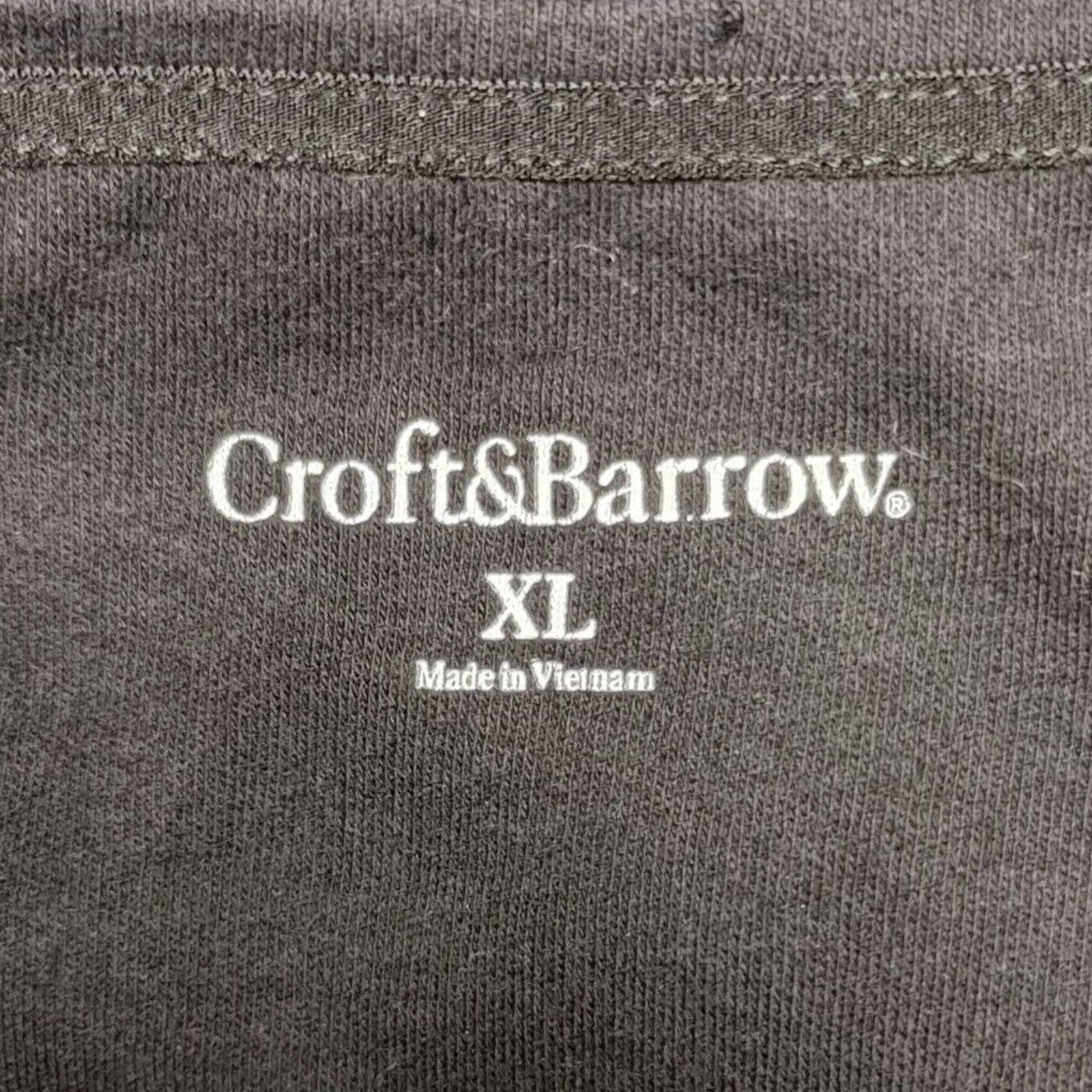 Croft & Barrow Croft & Barrow Women Black ShortSleeve CrewNeck Basic Tee XL Size XL / US 12-14 / IT 48-50 - 3 Thumbnail