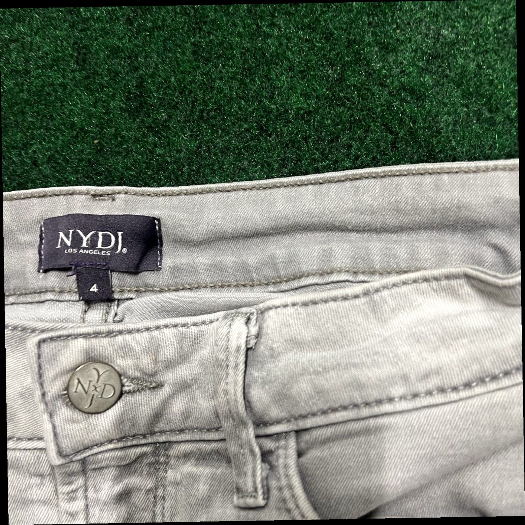 NYDJ NYDJ Womens Blue Alina Pull-On Ankle Skinny Jeans Jegging Size 4 Gray Size 27" / US 4 / IT 40 - 4 Thumbnail