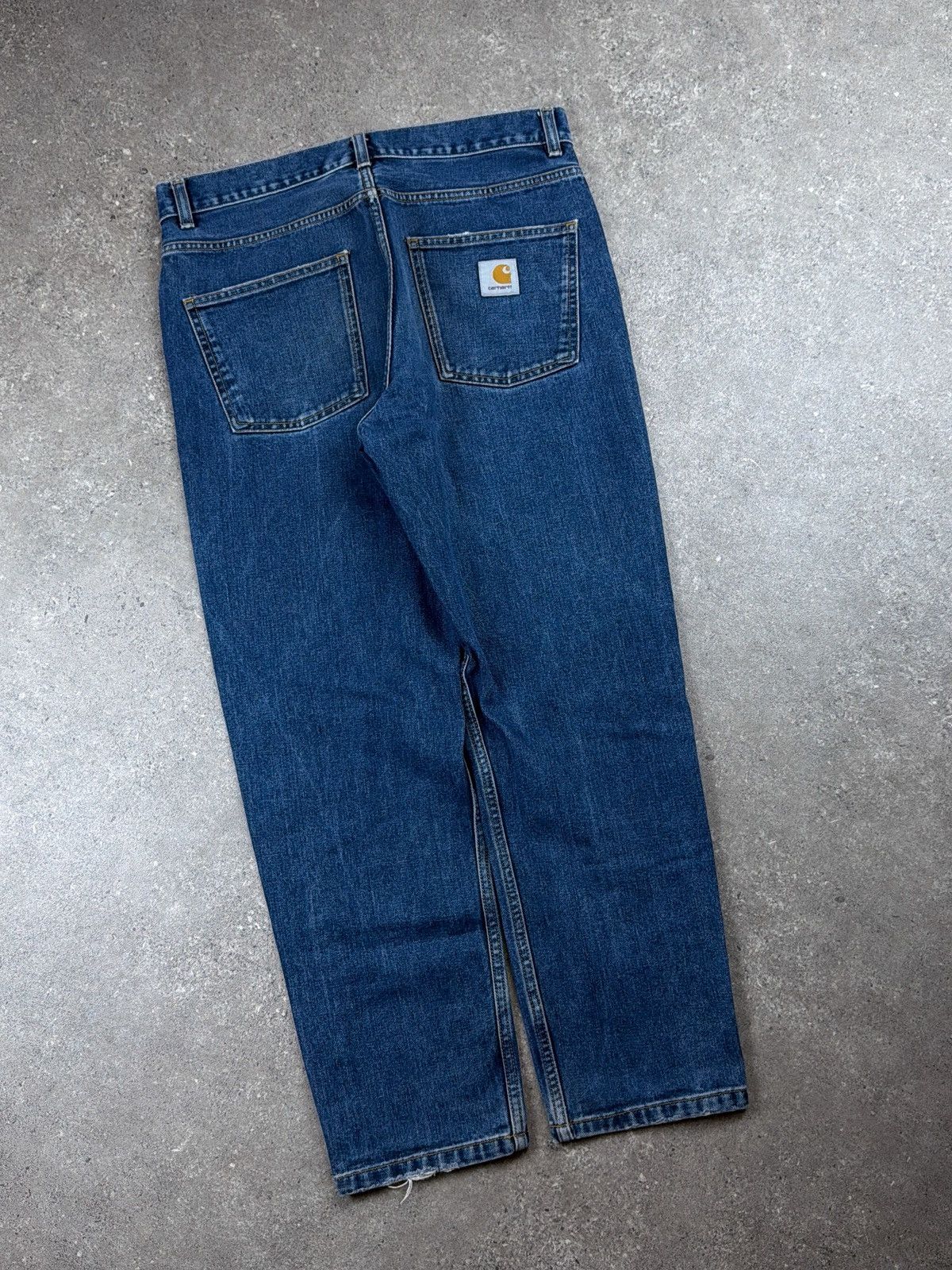 Carhartt Blue denim Carhartt Newel pants Size US 32 / EU 48 - 1 Thumbnail