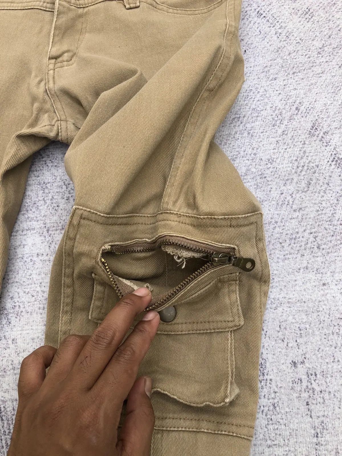 Designer × Japanese Brand Cargo Pants Fantastic & Forever 8 Pocket Skinny Fit Size US 28 / EU 44 - 6 Thumbnail