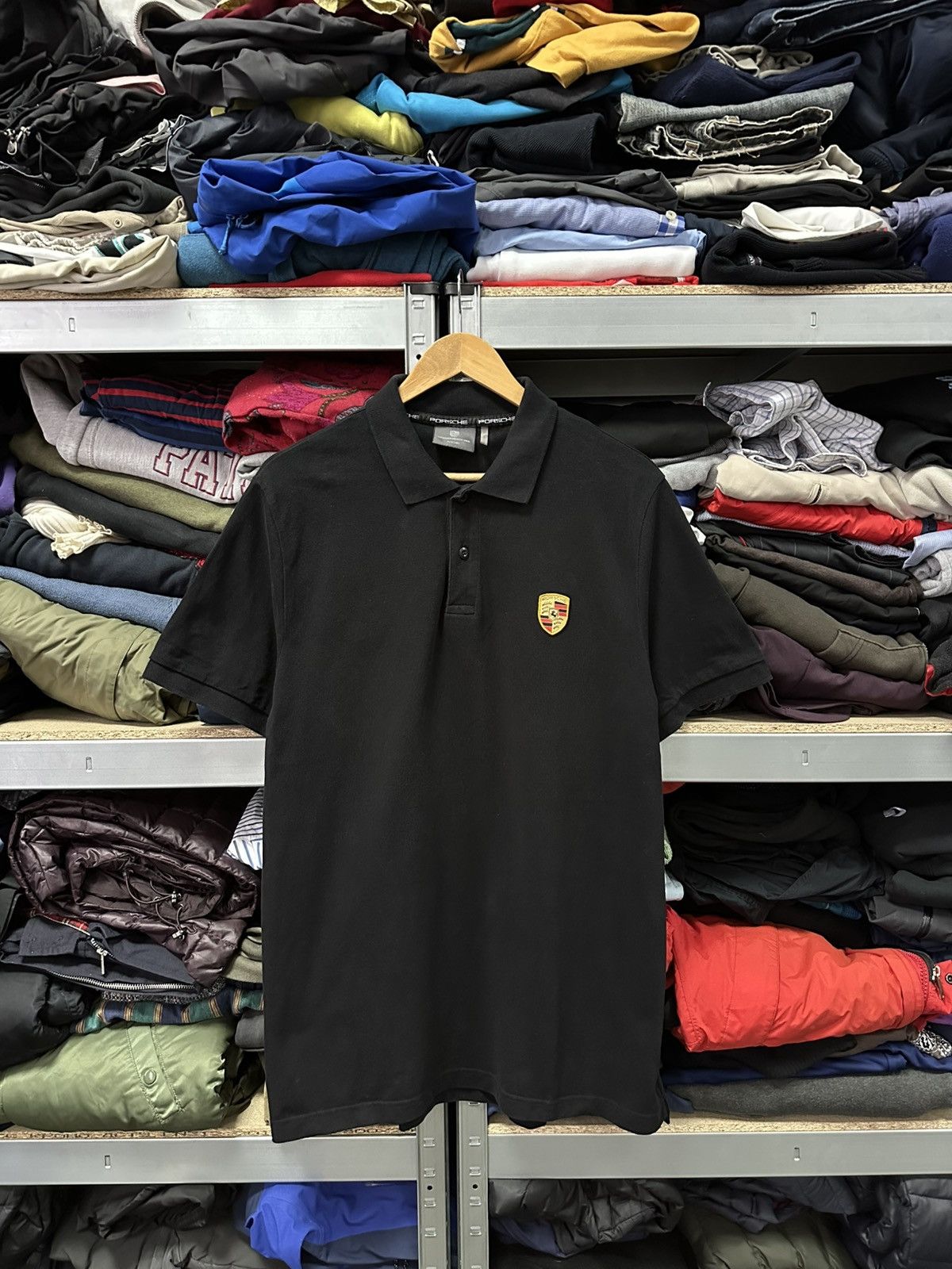 Porsche Design Porsche Polo Shirt Official Black T-Shirt La Martina Style Size US L / EU 52-54 / 3 - 1 Thumbnail