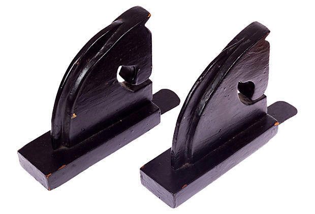 Designer Rustic Horse's Head Bookends Size ONE SIZE - 2 Thumbnail