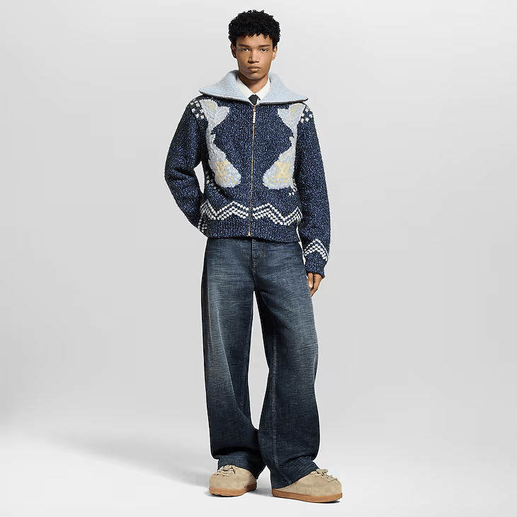 Louis Vuitton Wide Leg Denim Trousers Size US 29 - 3 Thumbnail