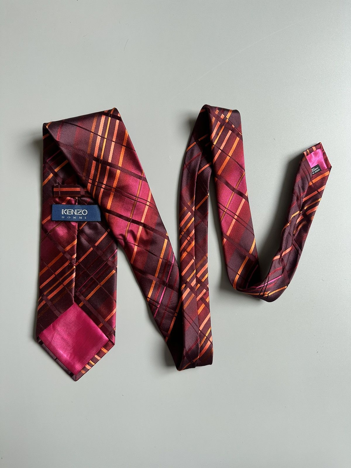 Kenzo Kenzo Homme Stripe Tie Silk Made in Italy Size ONE SIZE - 2 Thumbnail
