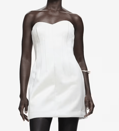 H&M Bandeau Mini Dress | Grailed