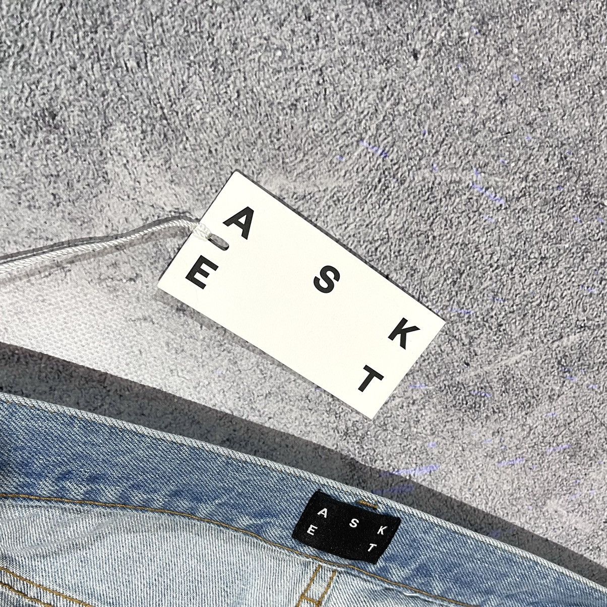 Asket NEW Asket Washed Denim Jeans Made in Italy Size 31 / 30 Size US 31 - 7 Thumbnail