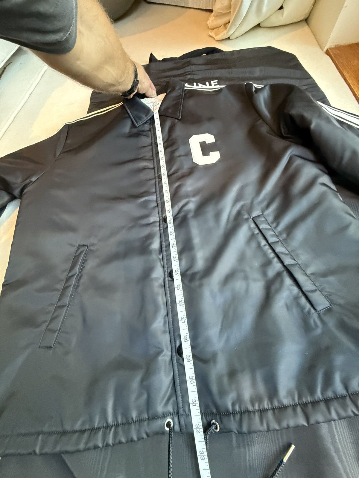 Celine $2.5k Celine coaches jacket C logo shearling lined jacket 50 Size US L / EU 52-54 / 3 - 6 Thumbnail