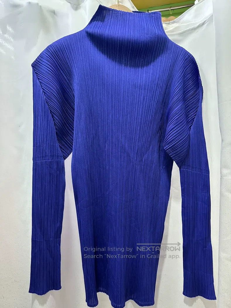 Issey Miyake Issey Miyake Blue - Purple Long Sleeve Size XL / US 12-14 / IT 48-50 - 1 Thumbnail