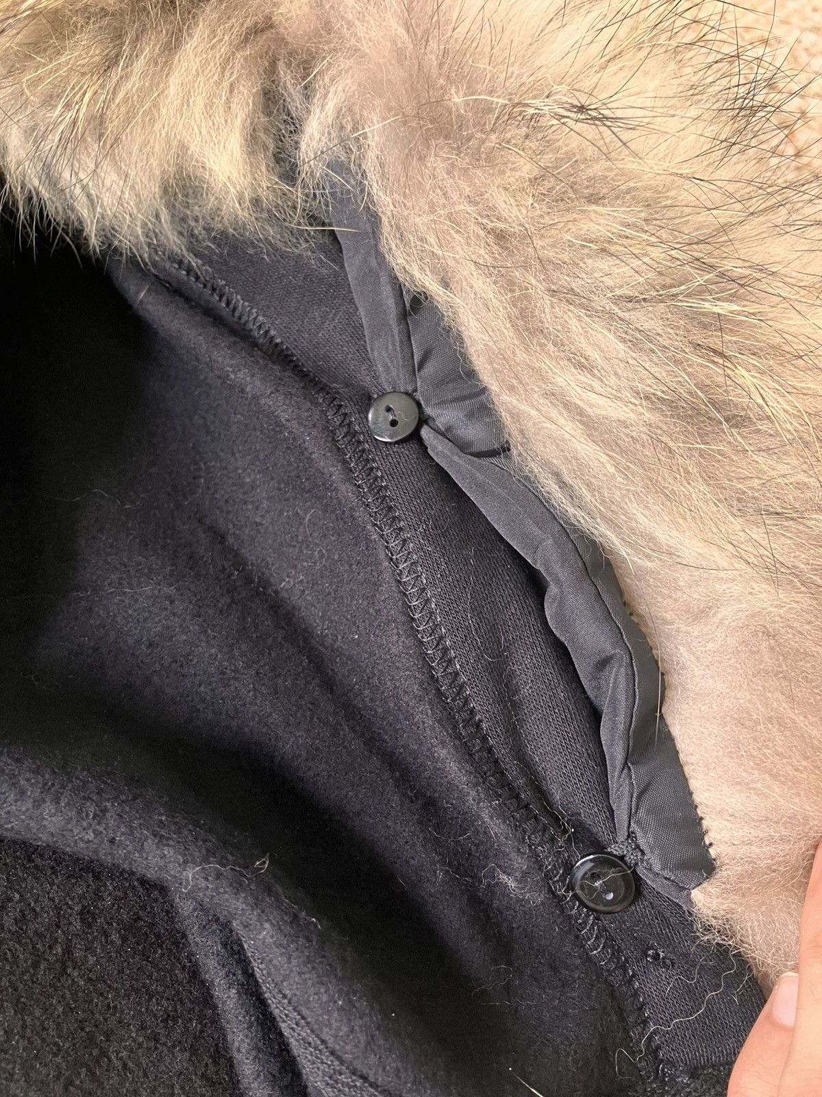 Gap Custom Gap Raccoon Fur Hoodie—Size M Size US M / EU 48-50 / 2 - 9 Thumbnail