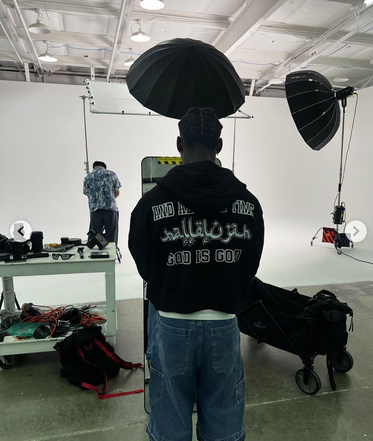 Rap Tees God Zip Hoodie Size US XXL / EU 58 / 5 - 9 Thumbnail