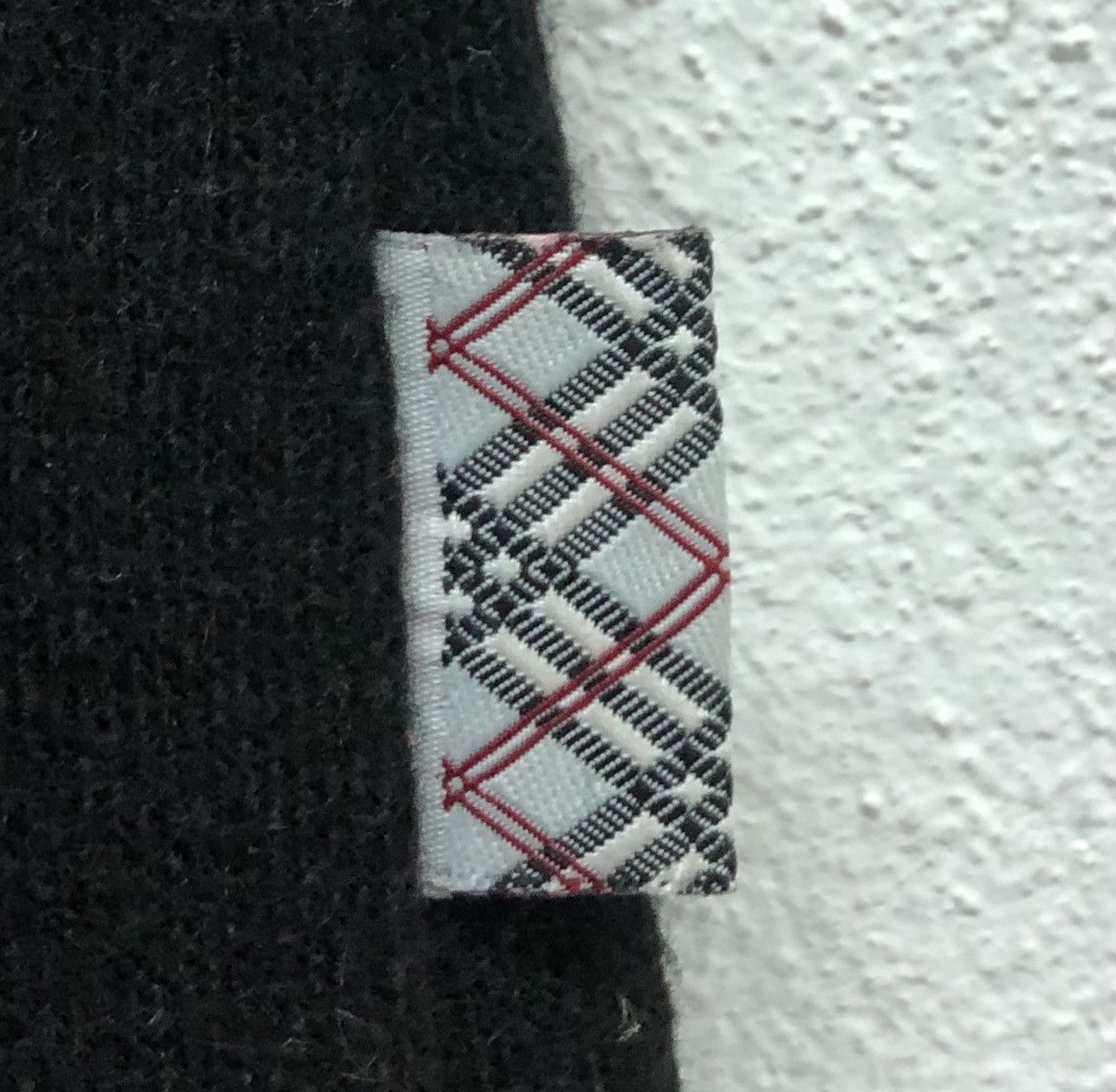 Burberry × Vintage Burberry London Long Sleeve Top Black with Nova Check Accent Size US M / EU 48-50 / 2 - 5 Thumbnail