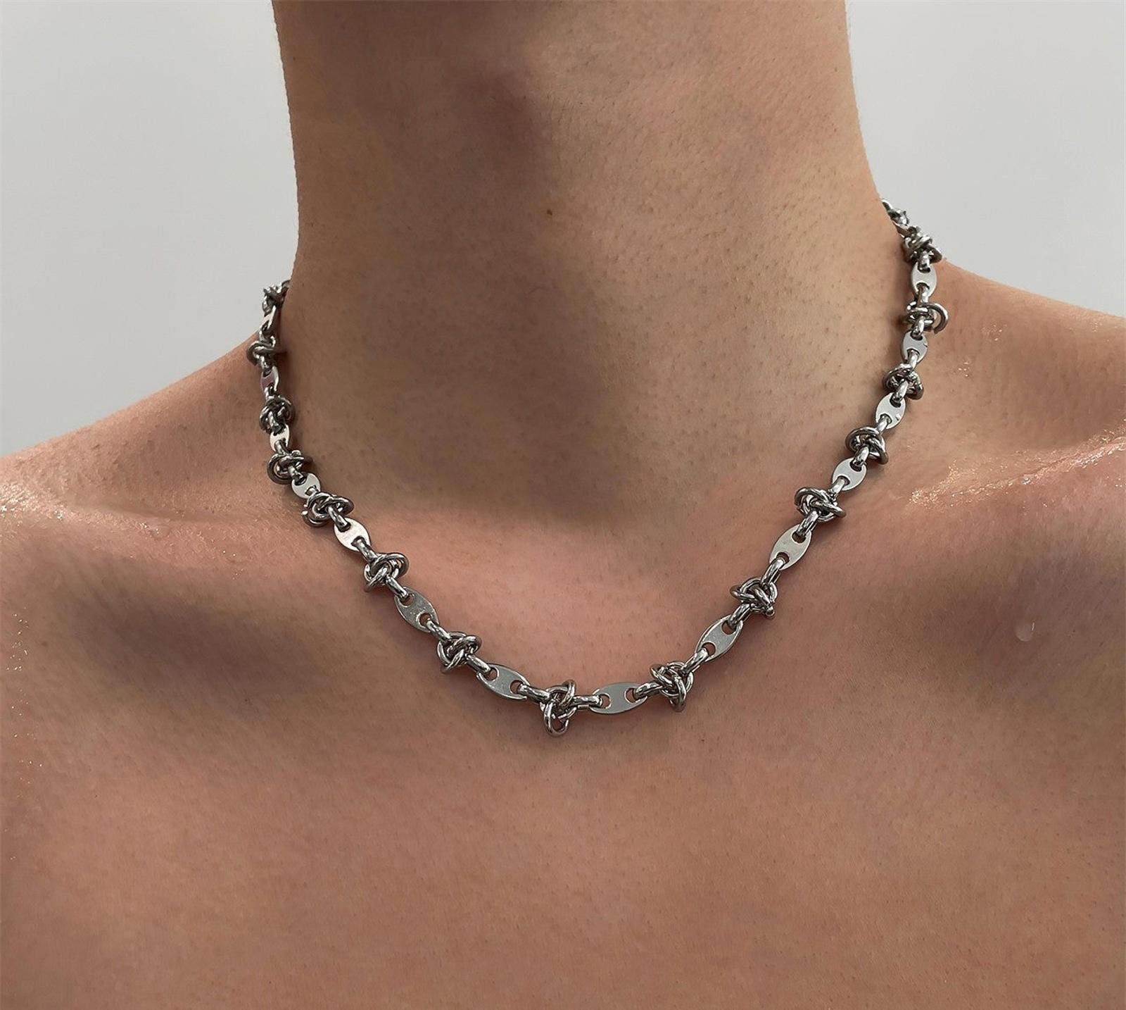 Jewelry Silver Chain Necklace Size ONE SIZE - 3 Thumbnail