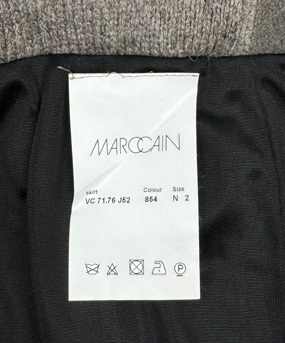 Other Marc Cain Mini Skirt Wool-Cotton Knit Structured size 2 Size 26" / US 2 / IT 38 - 6 Thumbnail