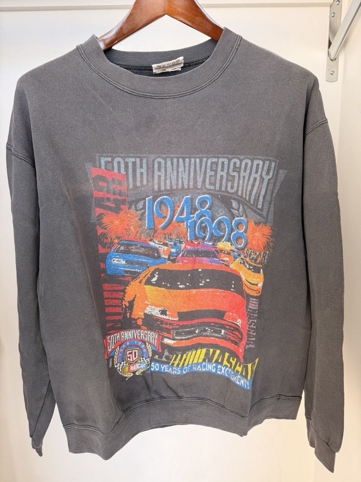 Other Vintage Nascar 50th Anniversary Sweatshirt, 1998 Size US L / EU 52-54 / 3 - 1 Thumbnail