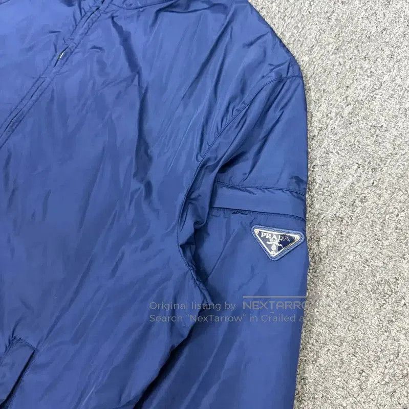 Prada Prada Men's Blue Nylon Jacket. Size US M / EU 48-50 / 2 - 3 Thumbnail