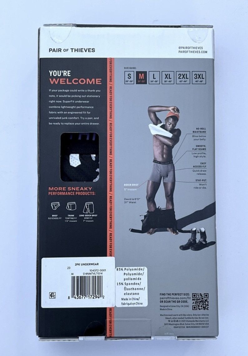 Other Pair of Thieves 2pk SUPERFIT Boxer Briefs M Size 32 - 5 Thumbnail