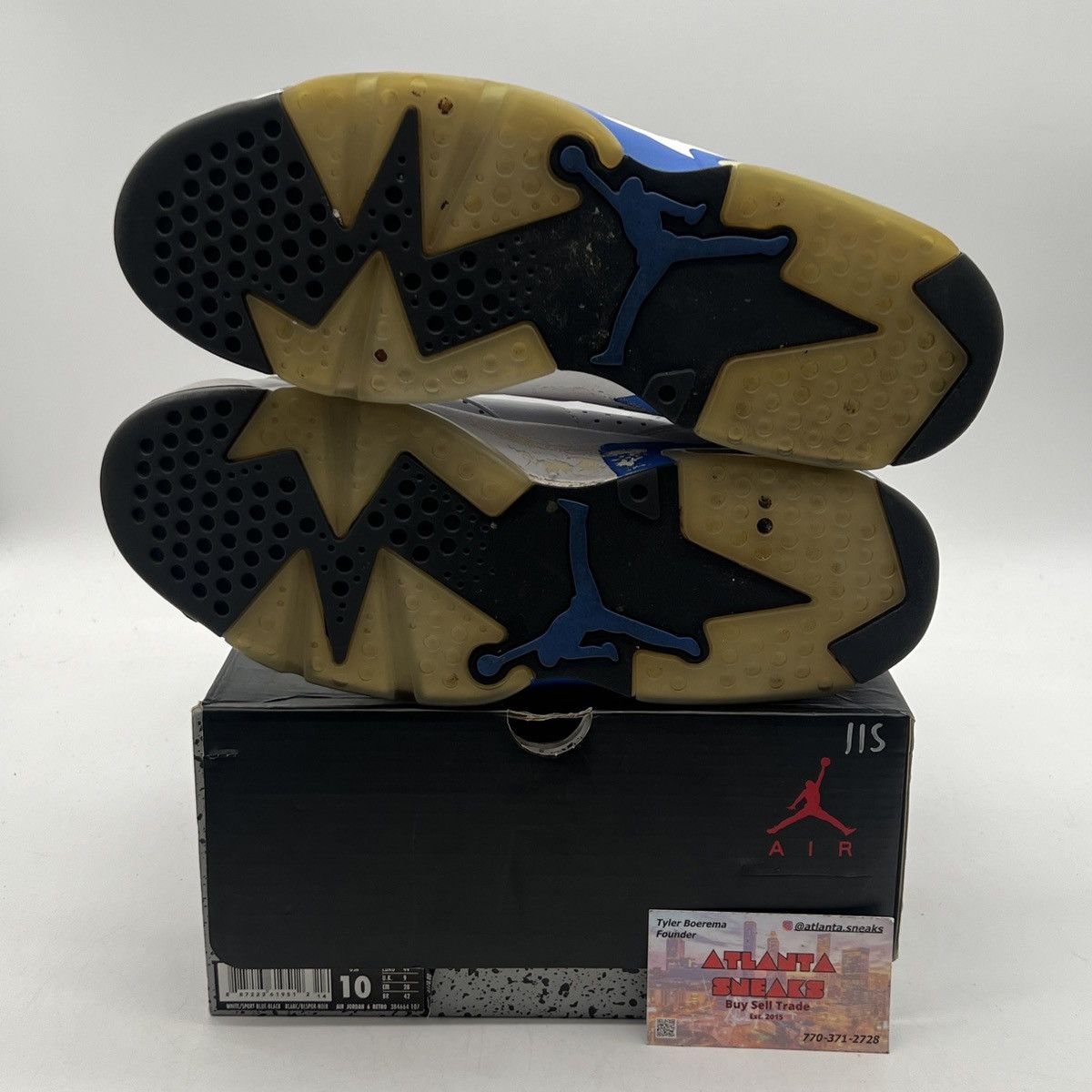 Jordan Brand Air Jordan 6 Sport blue Size US 10 / EU 43 - 8 Thumbnail