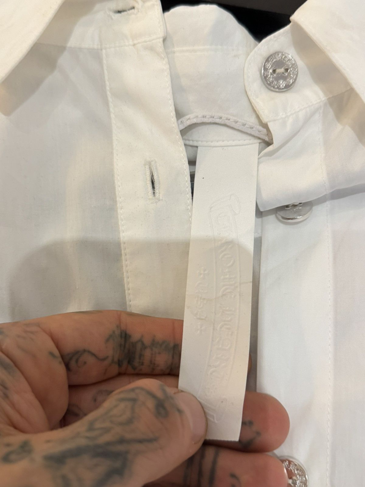 Chrome Hearts Chrome Hearts NEW Special Barths Cross patch shirt xxl Size US XL / EU 56 / 4 - 8 Thumbnail