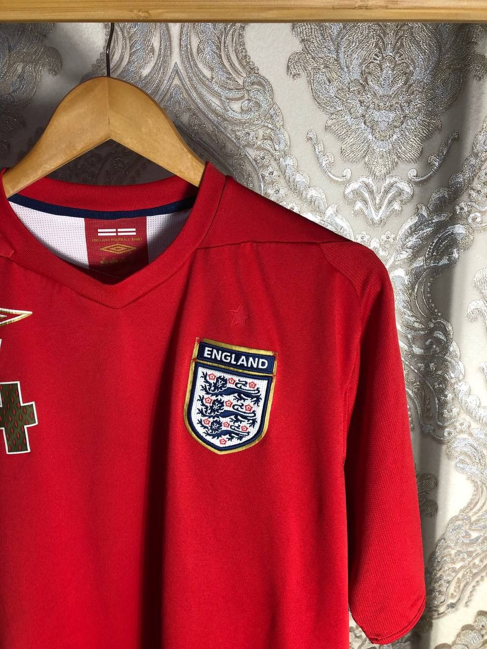 Umbro × Vintage VERY RARE UMBRO ENGLAND RETRO SOCCER JERSEY BLOKECORE 90s Size US XL / EU 56 / 4 - 3 Thumbnail