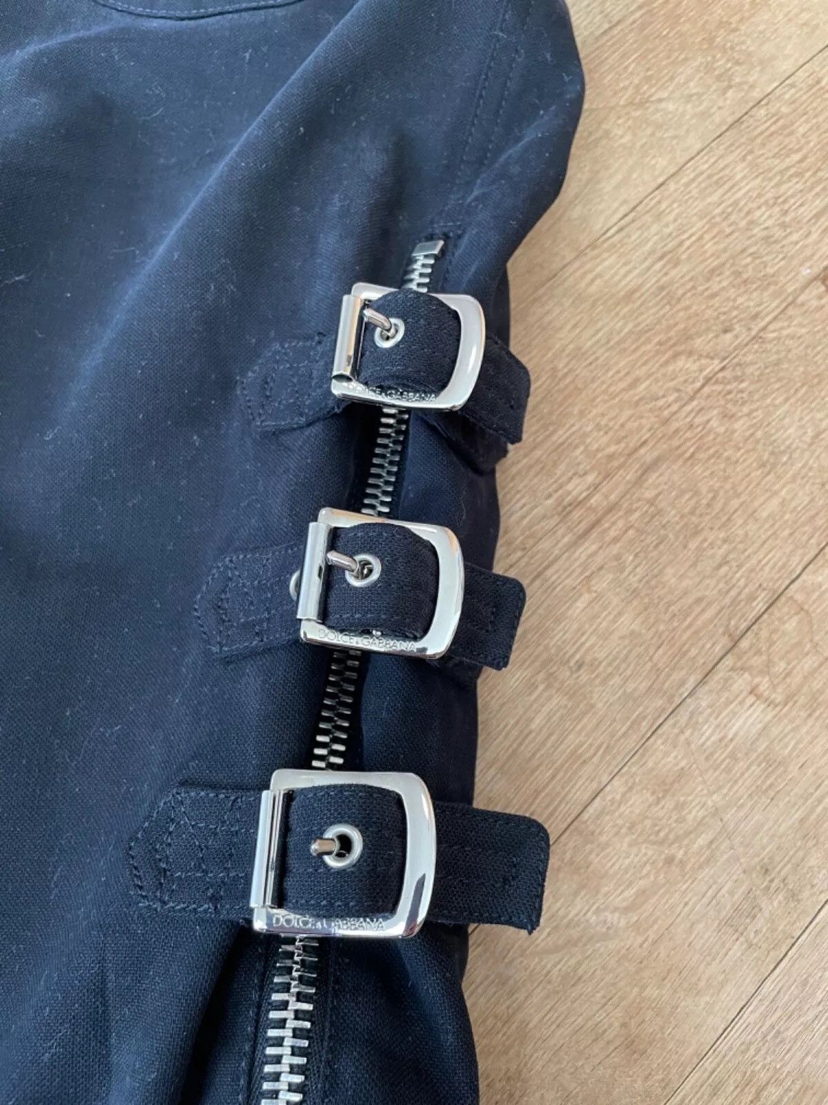 Dolce & Gabbana Dolce & Gabbana AW2006 Bondage Buckle Zipper Black Pants Size US 34 / EU 50 - 9 Thumbnail