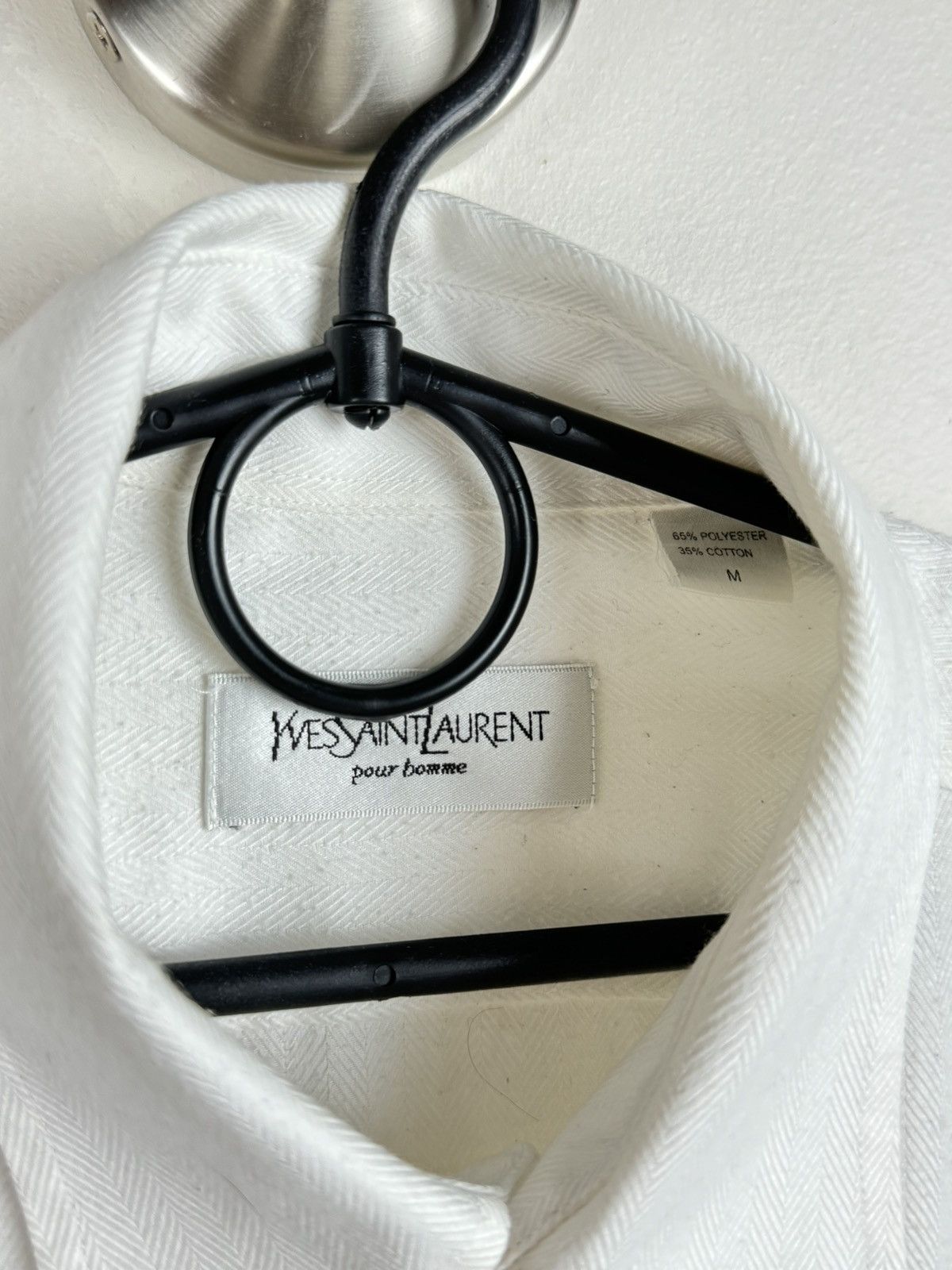 Vintage × Yves Saint Laurent White classic shirt Yves Saint Laurent original luxury item Size US M / EU 48-50 / 2 - 2 Thumbnail
