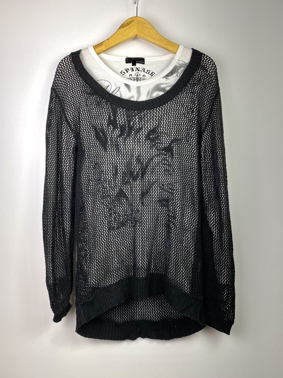 14th Addiction × If Six Was Nine × Japanese Brand crazy gothic fishnet knit lip service generation Size US M / EU 48-50 / 2 - 1 Thumbnail