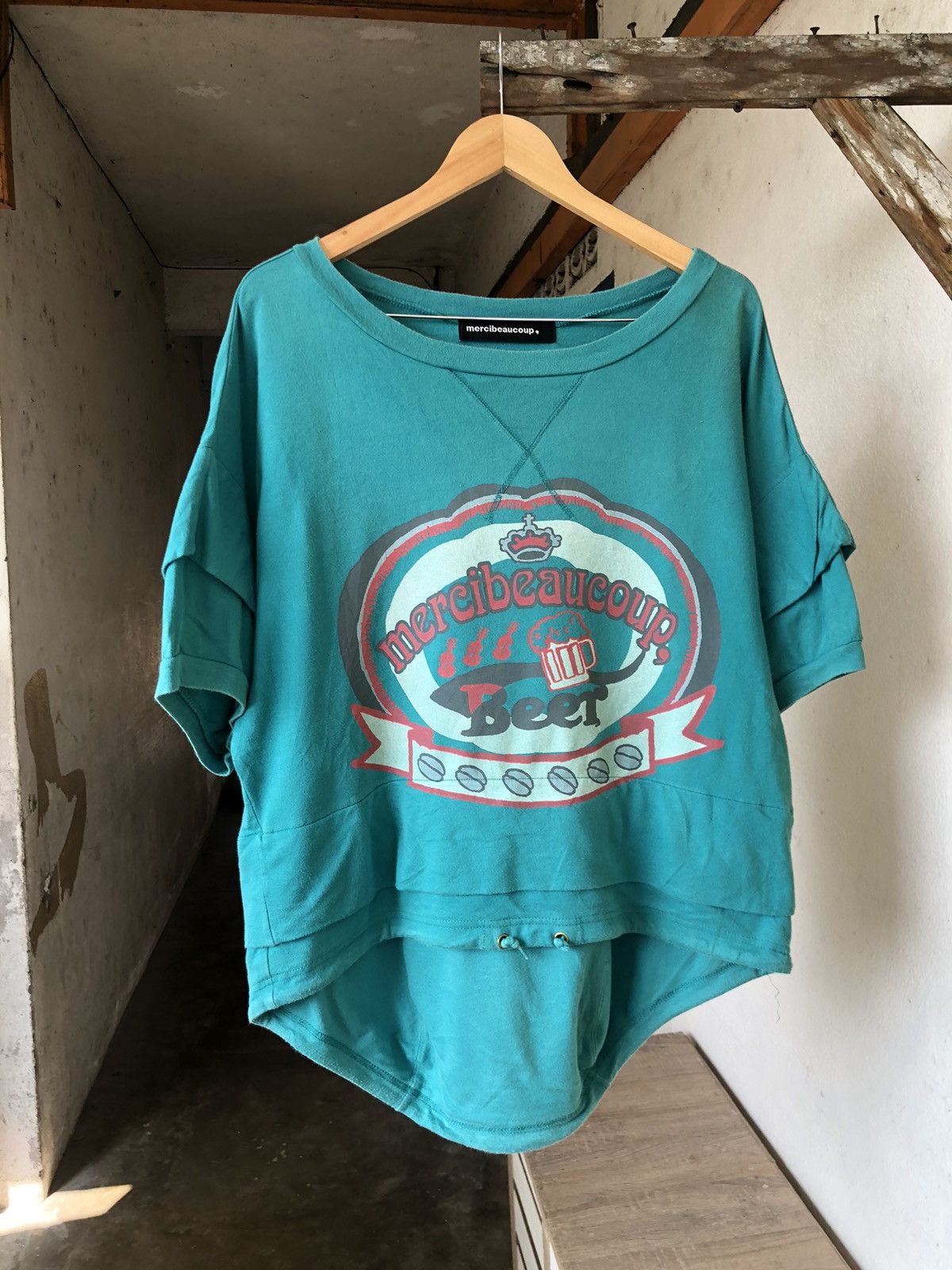 Issey Miyake Issey Miyake Mercibeaucoup Beer Printed Sweat Shirt Size XL / US 12-14 / IT 48-50 - 2 Thumbnail