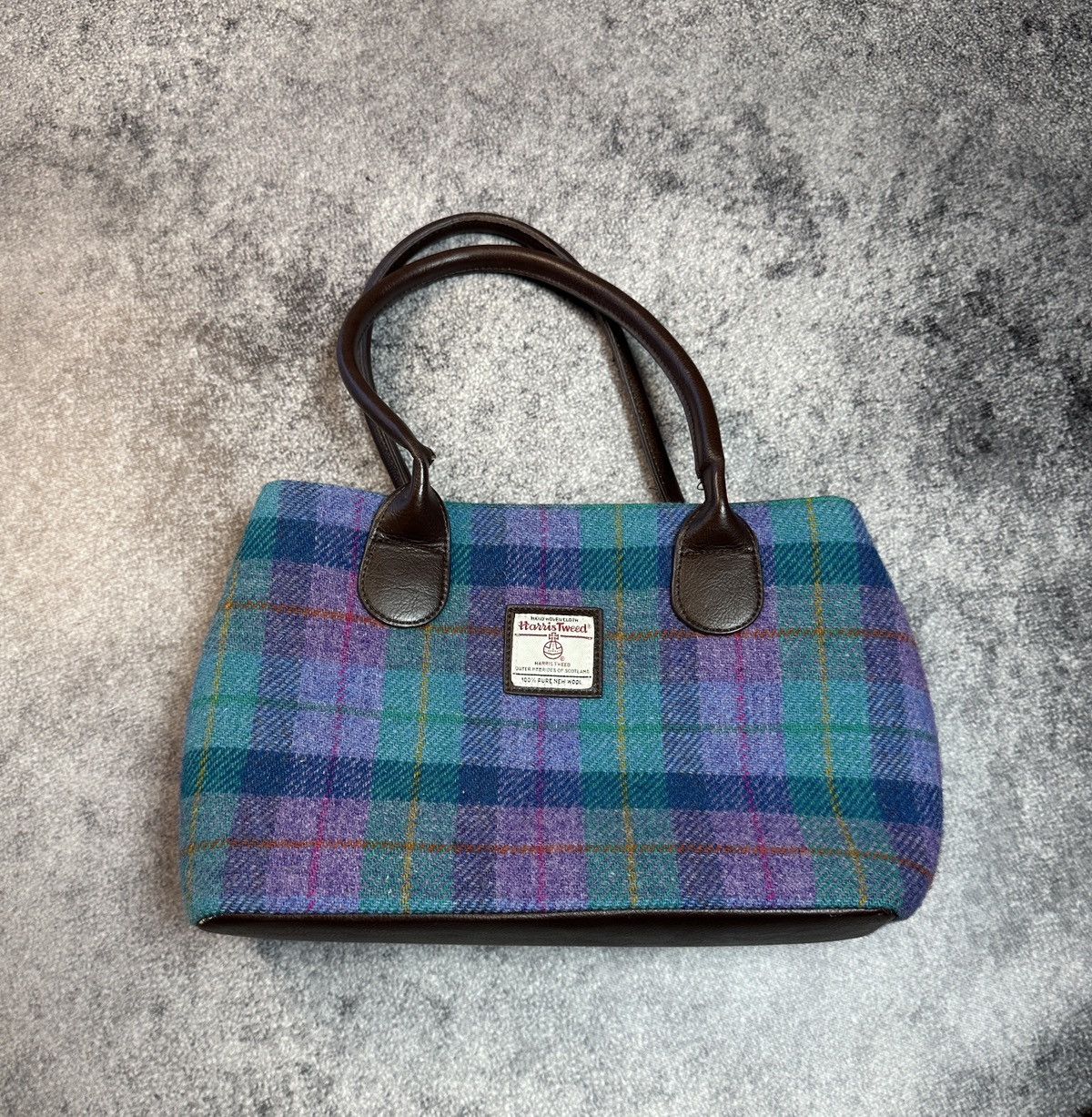Harris Tweed × Vintage Vintage Harris Tweed Bag Wool UK Style Streetwear Casual Size ONE SIZE - 1 Thumbnail