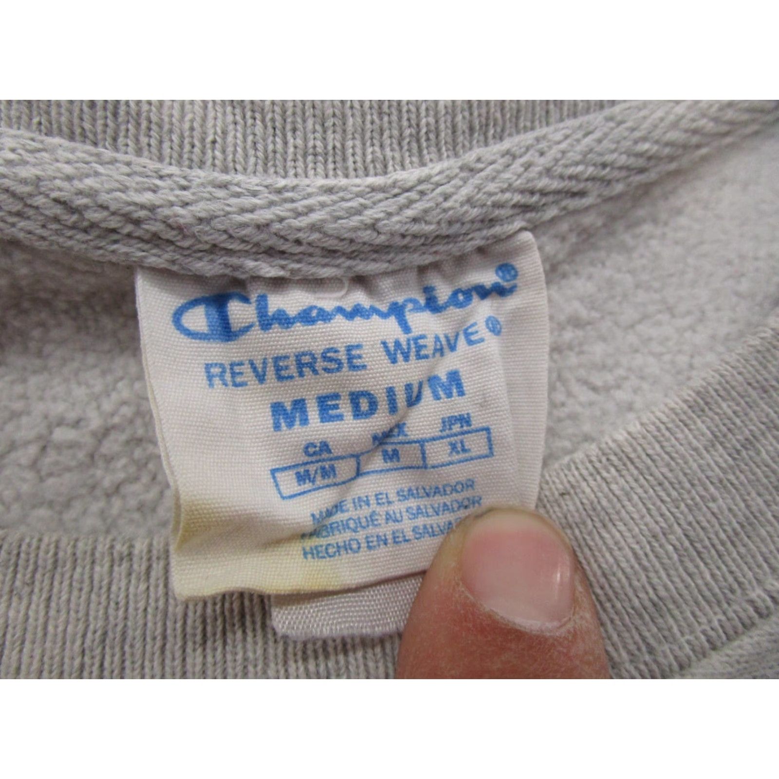 Champion VINTAGE Iowa Hawkeyes Basketball Reverse Weave Gray Sweatshirt M Men Size M Pullover Reversible Sports Size US M / EU 48-50 / 2 - 4 Thumbnail