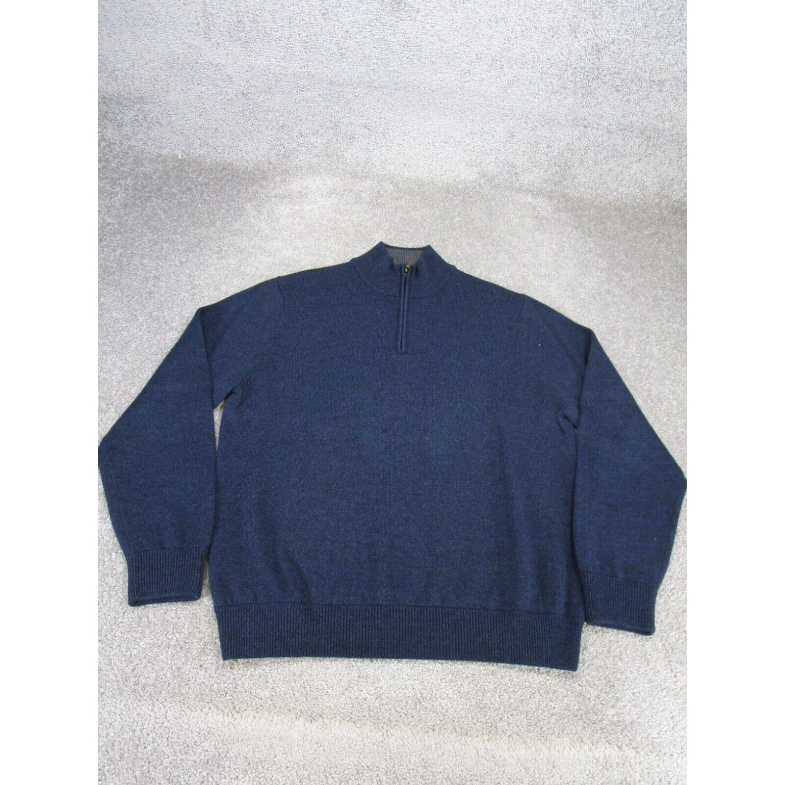 346 Brooks Brothers Merino Wool Pullover store Sweater Navy Blue