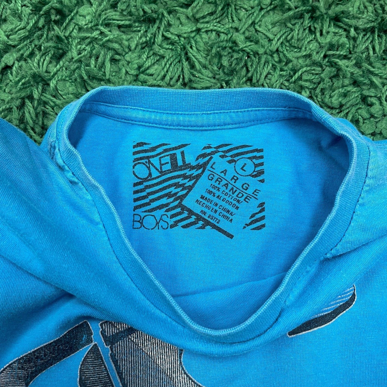 O'Neill Vintage Y2K O'Neill Surf Wear Blue Long Sleeve Boys Large Size US S / EU 44-46 / 1 - 4 Thumbnail