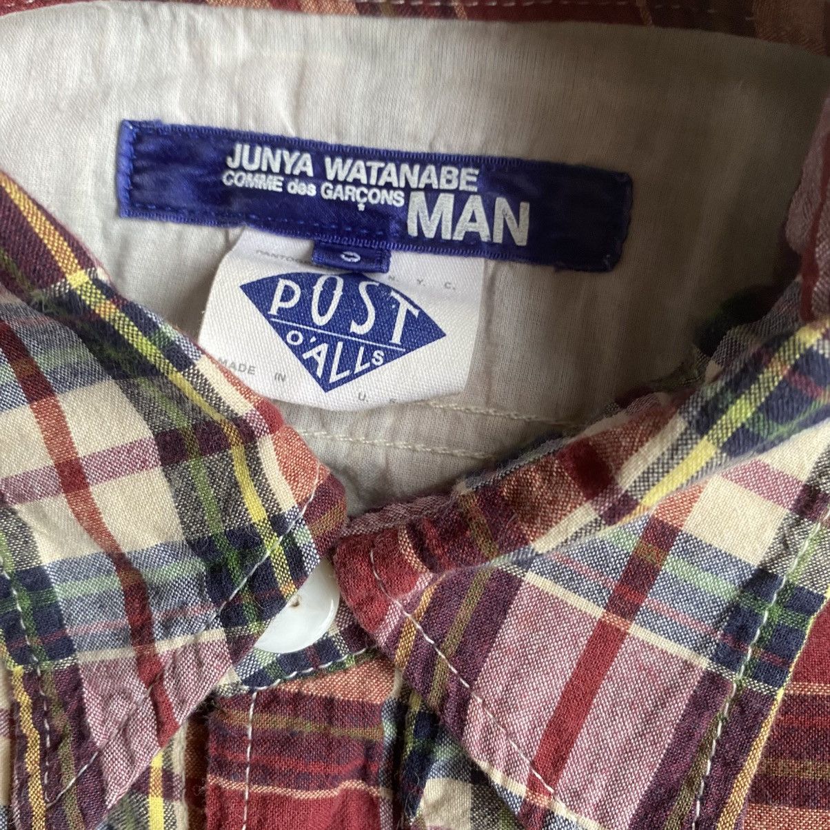 Junya Watanabe 2005 Junya Watanabe Post O’Alls Plaid Shirt Size US S / EU 44-46 / 1 - 4 Thumbnail